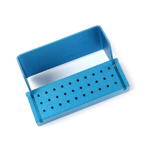 Supporto frese trapano dentale blocco autoclave scatola alluminio FG/RA 15/30 fori - Foto 36 di 58