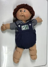 Cabbage Patch Kids Boy Doll 78/82 Dimples Coleco Xavier sig Diaper
