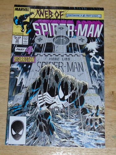 Web Of Spider-Man 32 Kraven's Last Hunt Pt. 4 Unread High Grade Marvel Comic