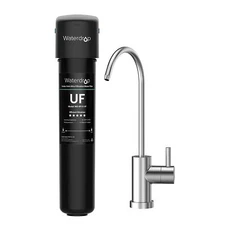 Waterdrop 15UB-UF Under Sink Water Filter System with Dedicated Faucet, 16K Gal