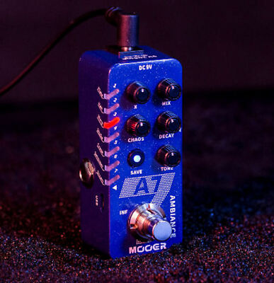 ギター MOOER A7 Ambiance Reverb Pedal Amazon.com: MOOER A7 Reverb Guitar Pedal Ambiance Versatile with 7