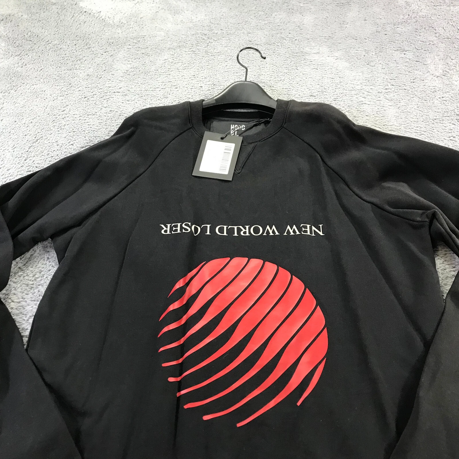 HBA (HOOD BY AIR) Maglione Hood By Air nuovo uomo OS New World Loser HBA maglione vestito felpa