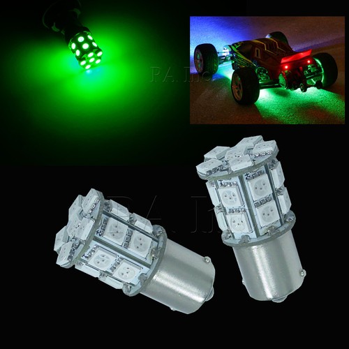 Casa rodante Ba15s GREEN 1156 1141 coche marino bombilla automática 20 par de LED SMD - Imagen 8 de 8