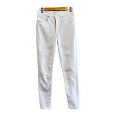 Madewell 9 High Rise Skinny Women  s White Stretch Denim Jeans Size 28 TL