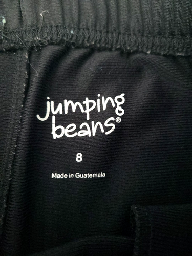 Jumping Beans Boys Jogger Pants Black Gray Neon Trim Size 8 Lot Activewear Play - Picture 6 of 19