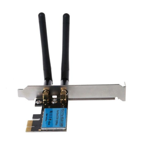 PCI-E 1200Mbps Wireless Network Card 2.4GHz/5GHZ Dual Band PCI Express WIFI WLAN - Afbeelding 8 van 11