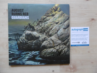 August Burns Red Original Autogramme signed LP-Cover ''Guardians'' Vinyl ACOA