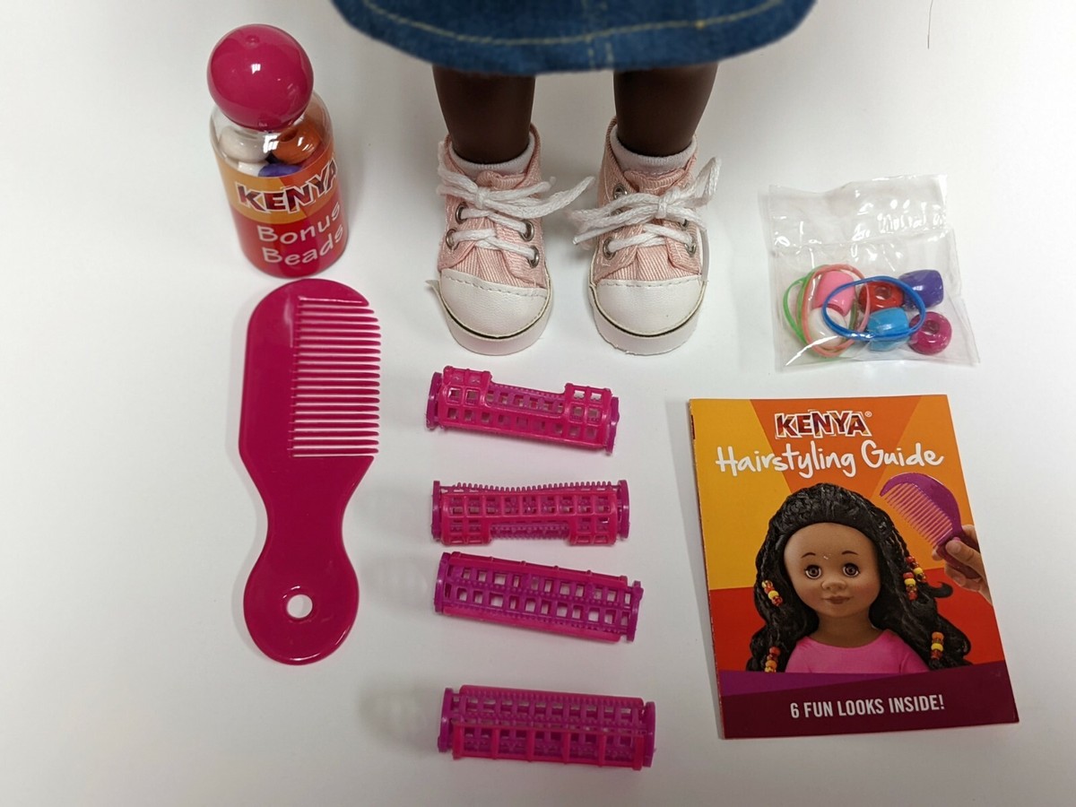 Kenya Doll with Hairstyle Accessories - Play Date Outfit - Kenya's
