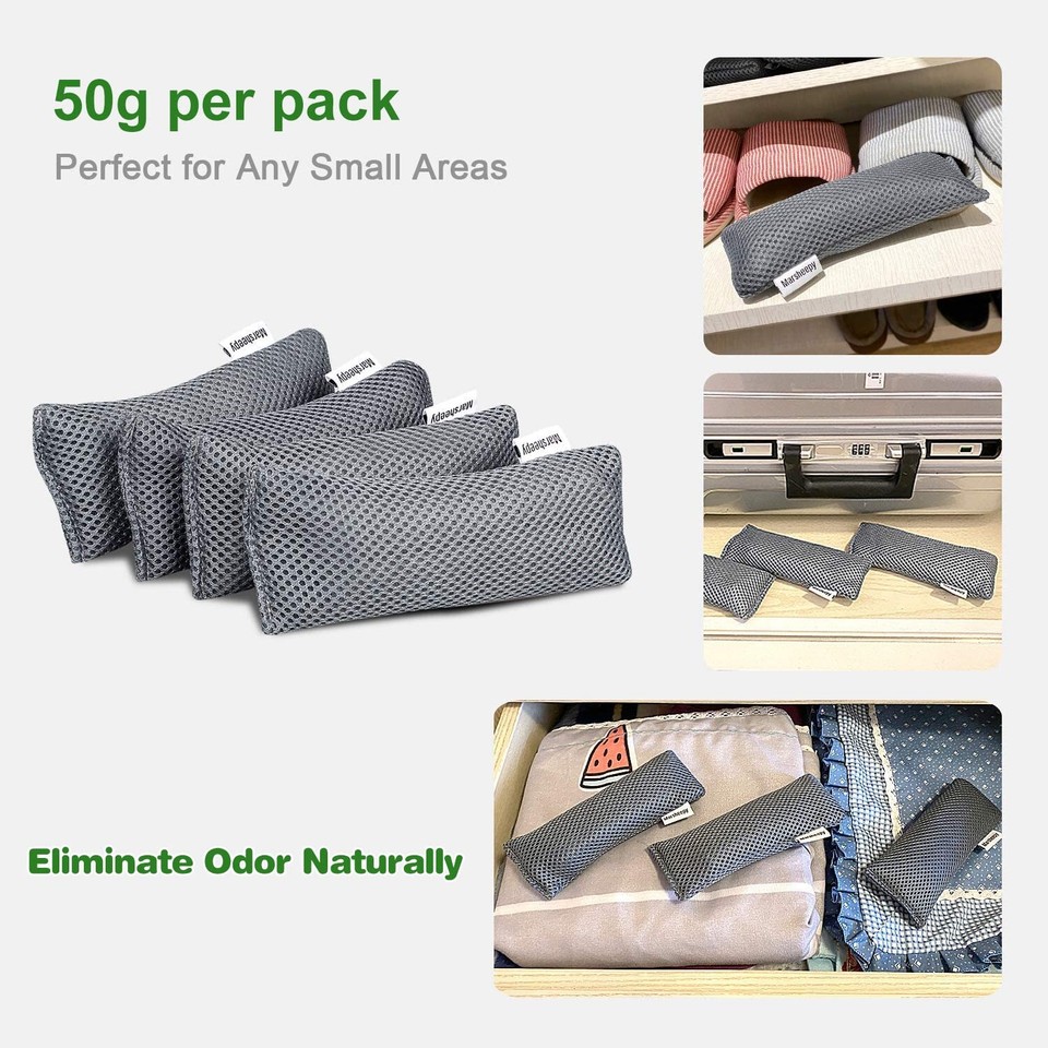 6 Pack Shoe Deodorizer Bags Marsheepy Shoe Odor Eliminator Bags Boxing