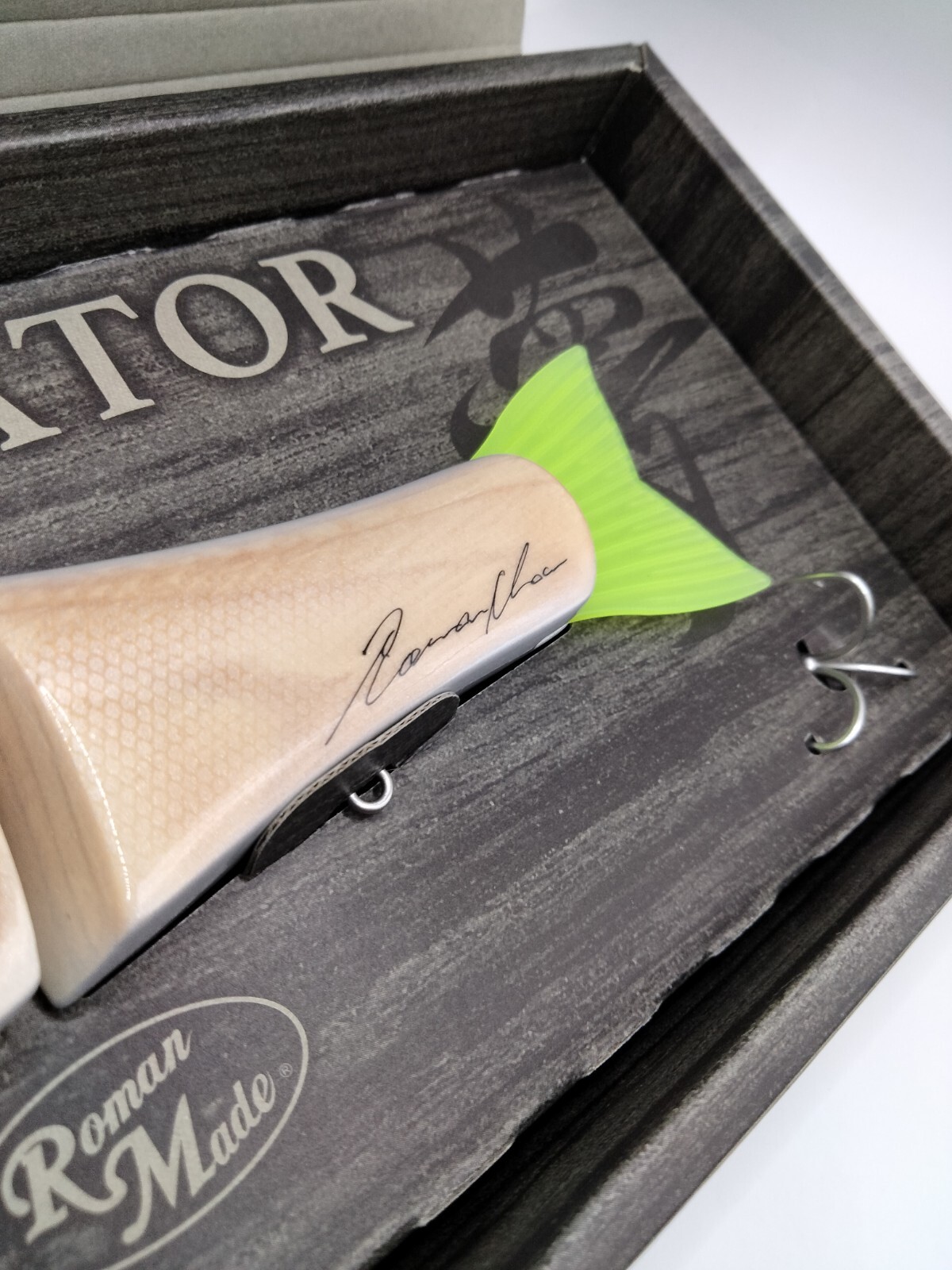 LIMITED Roman Made Negotiator from Japan Glide wood swimbait rare lure NIP HTF 6 - Image 6