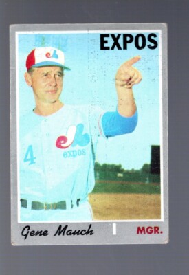 Gene Mauch 1970 Topps #442