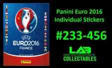 Panini Euro 2016 Individual Stickers #233-456