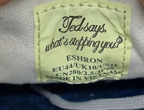 Ted Baker Eshron herringbone grey summer pumps trainers size uk 10 Rrp £79.00 - Picture 7 of 13