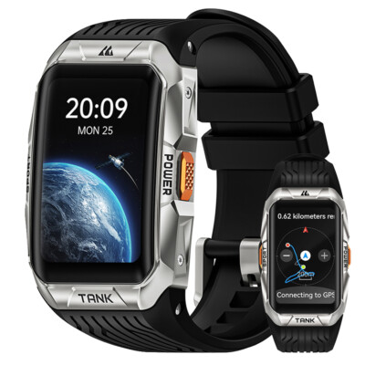 2024 KOSPET TANK X2 Ultra GPS Smartwatch Herren IP69K Wasserdicht 290mAh Akku