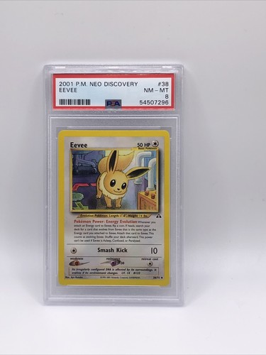 Eevee (Unlimited) graded PSA 8 for sale on eBay
