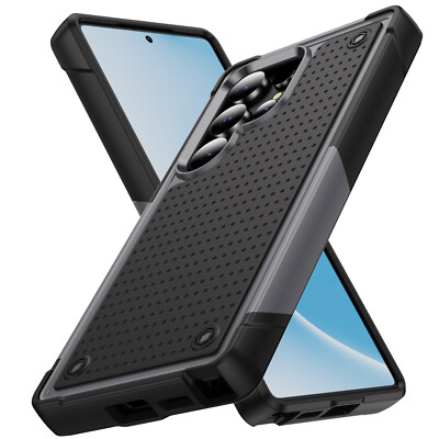 For Samsung S25 Ultra S24 S23 S22 S21 S20 FE Shockproof TPU+PC Case Armor Cover