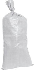 White Sandbags 10 Pack Ideal for Flood Defence Weighing Items Down Home Floods