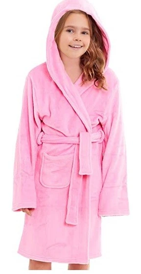 BRANDED EX STORE Kinder Mädchen Weihnachten Morgenmantel dick weich Bademantel Pyjama Rob