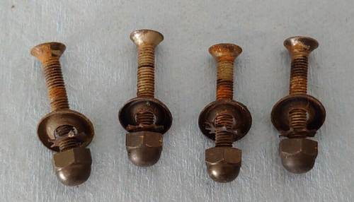 Set (4) Bell & Howell FILMOSOUND 179 Speaker Cab MOUNTING SCREWS, BOLTS, WASHERS - Picture 2 of 10