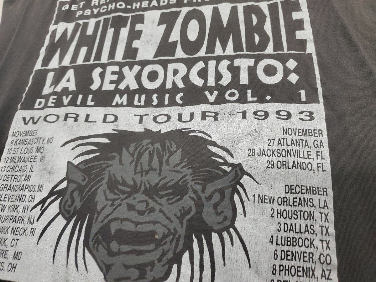 Vintage 1993 White Zombie Monster-Skull Concert Shirt Dimebag