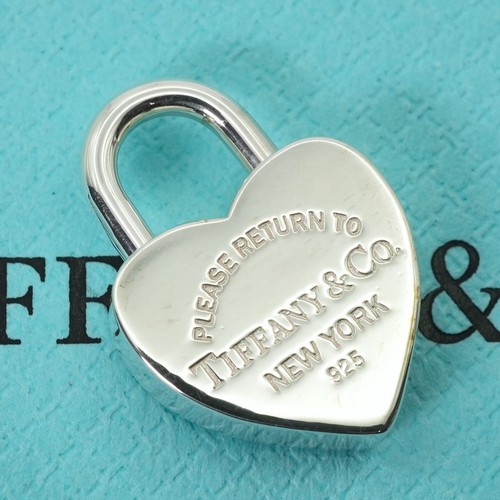 TIFFANY & CO. Regreso a Tiffany Colgante Top Plata 925 Cadena Corazón Cerradu... - Imagen 2 de 11
