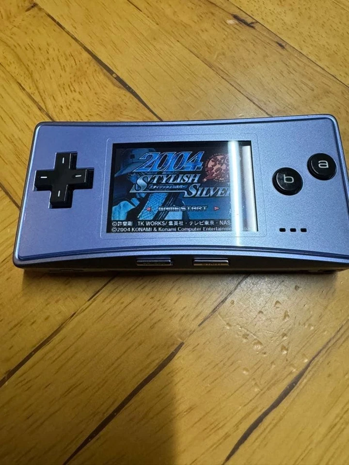 Nintendo Game Boy Micro Blue console Universal Handheld System+ GAMES - Image 3 of 4