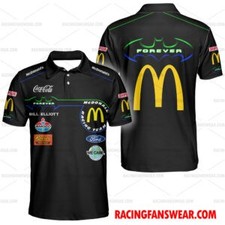 Bill Elliott Nascar 1996 Batman Forever Thunderbat Film Racing Uniform Apparel C