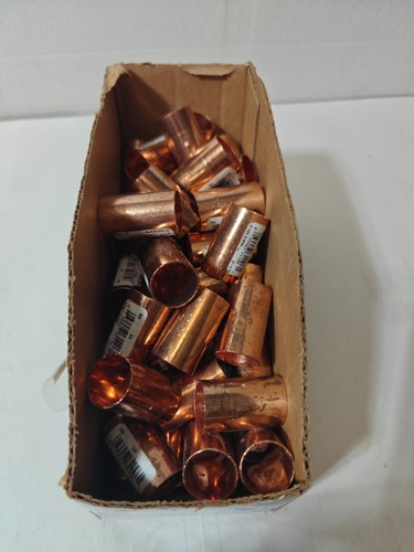 Everbilt 3/4 in. Copper Pressure Cup x Cup Coupling with Stop Fitting (57-Pack)