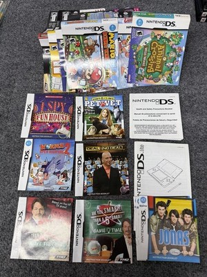 NINTENDO DS OEM BOX COVER ARTS & MANUALS - BUY MORE & SAVE!     