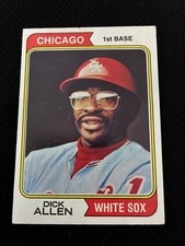 DICK ALLEN 1974 TOPPS CHICAGO WHITE SOX #70 HALL OF FAMER BASEBALL CARD