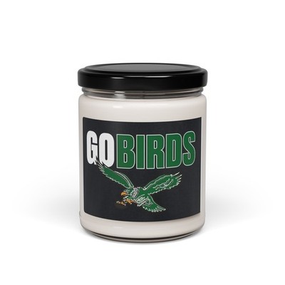 Philadelphia Eagles Go Birds apple harvest candle 