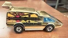 Vintage Spoiler Sport Van 1976 Hot Wheels Gold Chrome Mattel Made in Hong Kong
