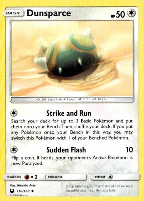 SM - Celestial Storm #110/168 Dunsparce