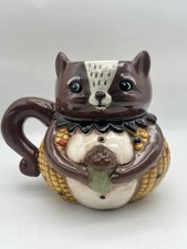 Johanna Parker Fall Squirrel Corn Mug Harvest Critter Collectibles HALLOWEEN New