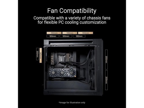 ASUS PA602 Black Steel/ABS Plastic/Wood/Tempered Glass Micro ATX Mid Tower - Picture 5 of 5