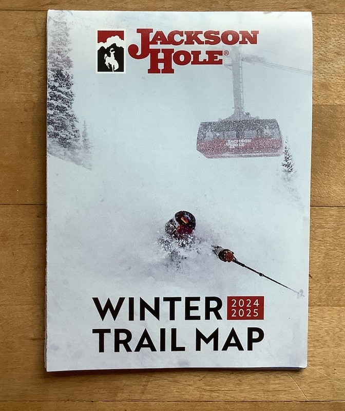 2024/25 Jackson Hole Wyoming Ski Trail Map. Top notch ski ⛷. Mountain  ⛰️