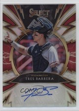 2020 Panini Select Sparks Signatures Holo Prizm 62/99 Tres Barrera Auto 15s4