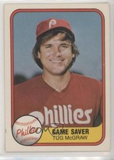 1981 Fleer Tug McGraw #657 0h1