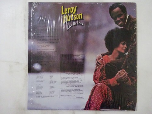 Leroy Hutson Love Oh Love P-Vine Records PLP-6814 Japan Shrink VINYL LP - Bild 2 von 3