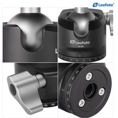 - LH-25 Tripod Head with PU-25 Quick Release Plate - Ultra Light and Small - ... - Picture 3 of 4