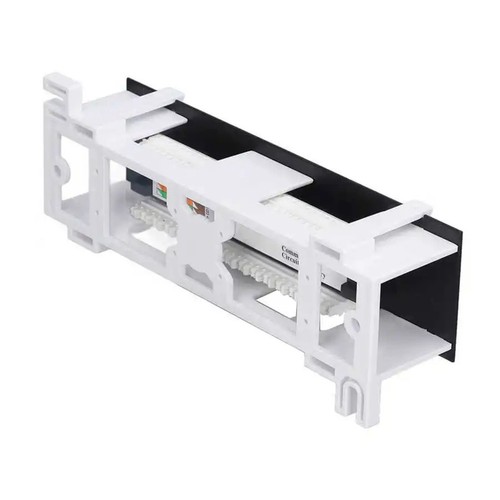 8-Port-Patchpanel für . 6 Vielseitige Kunststoff-Wandhalterung für Rechenze5761 - Afbeelding 2 van 7