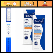 Acne Foaming Wash 10 Benzoyl Peroxide - 5.5 oz, Pack of 4 - Clear Skin Solution