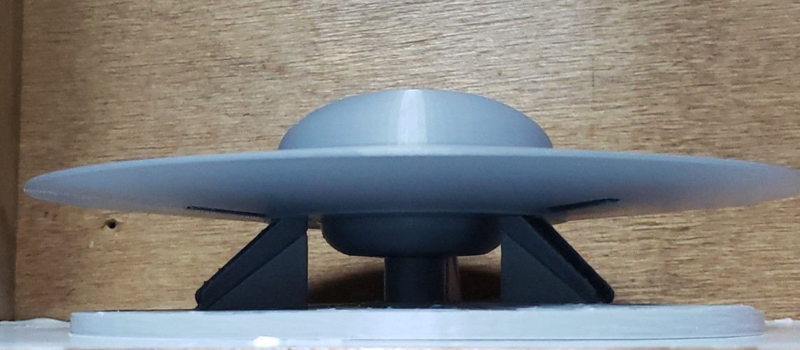 C-57D UFO/Piattino Volante - Argento - Nuovo