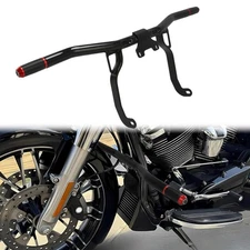 Front Highway Engine Guard Crash Bar Fit For Harley Touring Road Glide 2014-2023