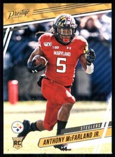 2020 Panini Prestige #213 Anthony McFarland Jr. RC Pittsburgh Steelers 53790