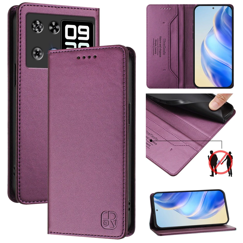 For Cubot P90, Phone Case Luxury Flip Leather Wallet Stand Card Slots Cover  - Image 2 of 4