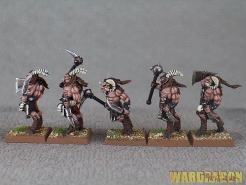 Warhammer The Old World WDS painted Beastman Gor Herd b73 - Picture 9 of 13