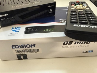 EDISION OS NINO+ DVB-S2 SAT Receiver Full HD   OpenATV Enigma2 - Incl. OVP
