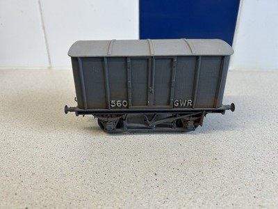 SPUR O GWR TOLLER WESTERN GRAUER BOX VAN WAGON