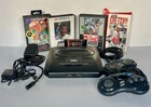 Vintage Sega Genesis MK-1631 System w 5 Games Controllers AV Cable Untested